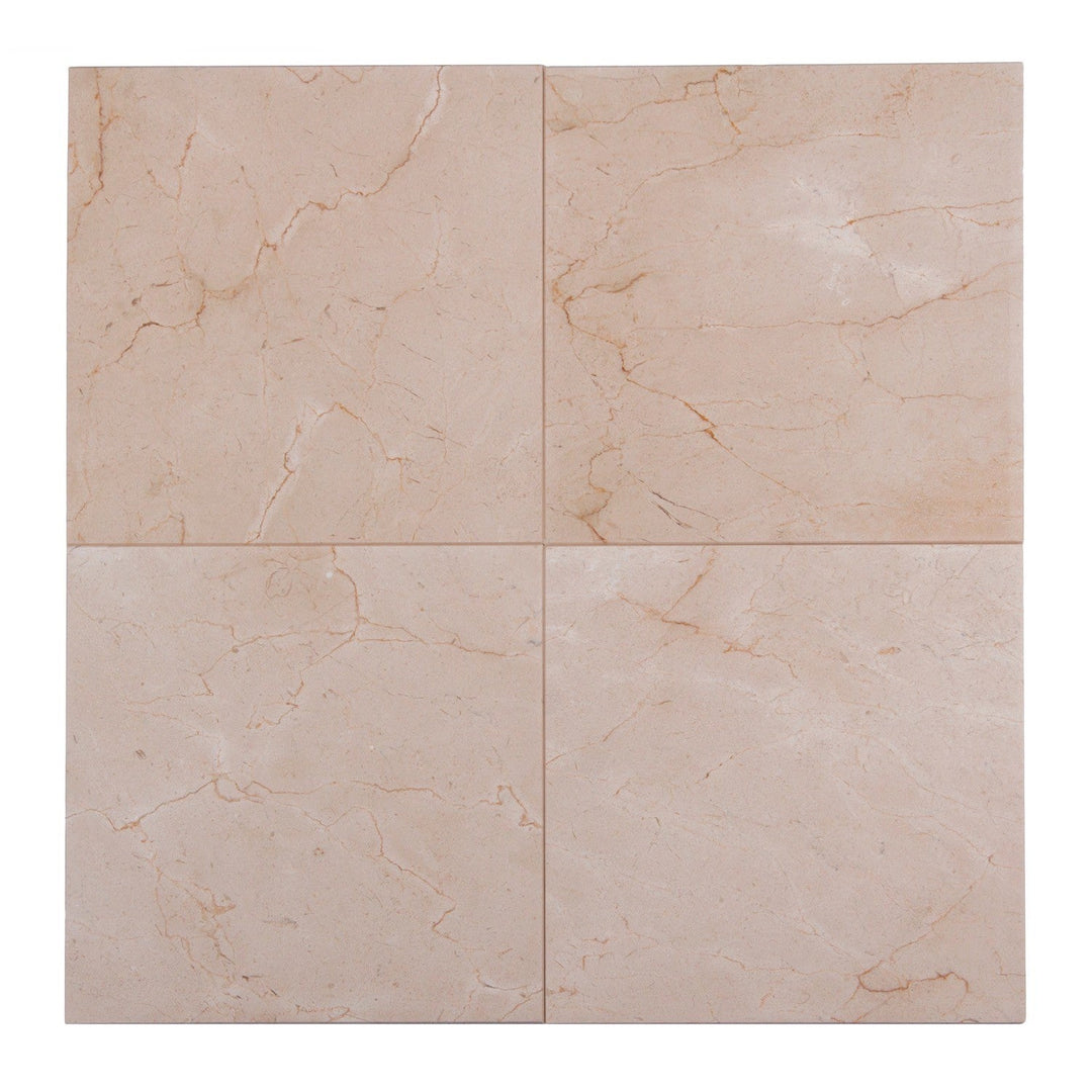 Cream Marfil 12-in x 12-in Polished Marble Floor and Wall Tiles(1-sq. ft/ Piece)