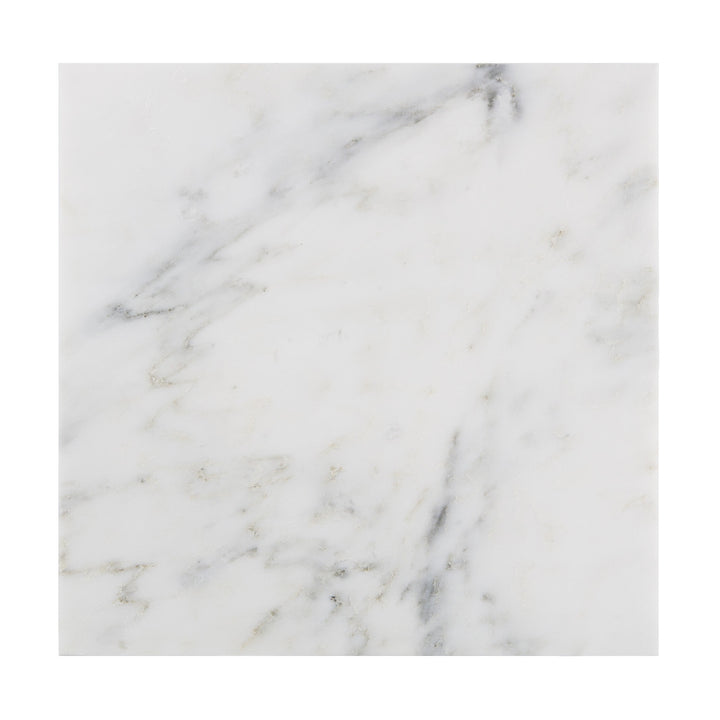 Oriental White 18-in x 18-in Marble Floor and Wall Tiles(2.25-sq. ft/ Piece)