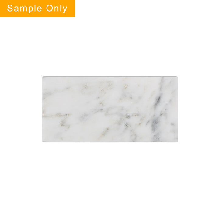 Oriental White Marble Floor and Wall Tiles - Sample (Product Shown is Full Size)