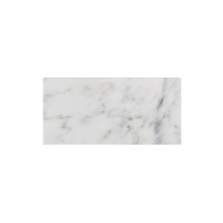 Oriental White 3-in x 6-in Marble Floor and Wall Tiles(0.13-sq. ft/ Piece)