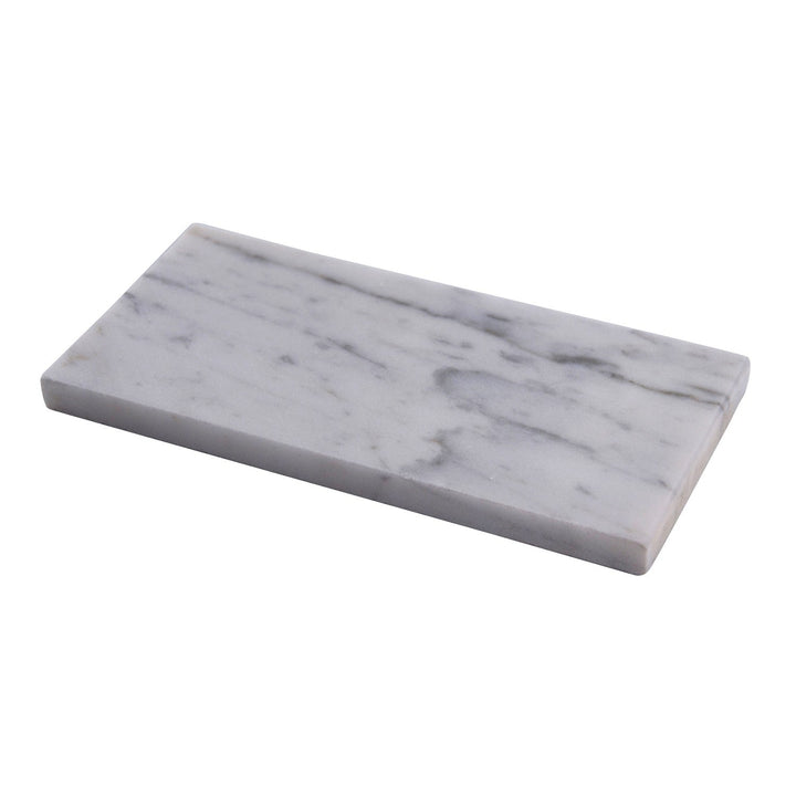 Carrara White Polished Marble Floor and Wall Tiles - Sample (Product Shown is Full Size)