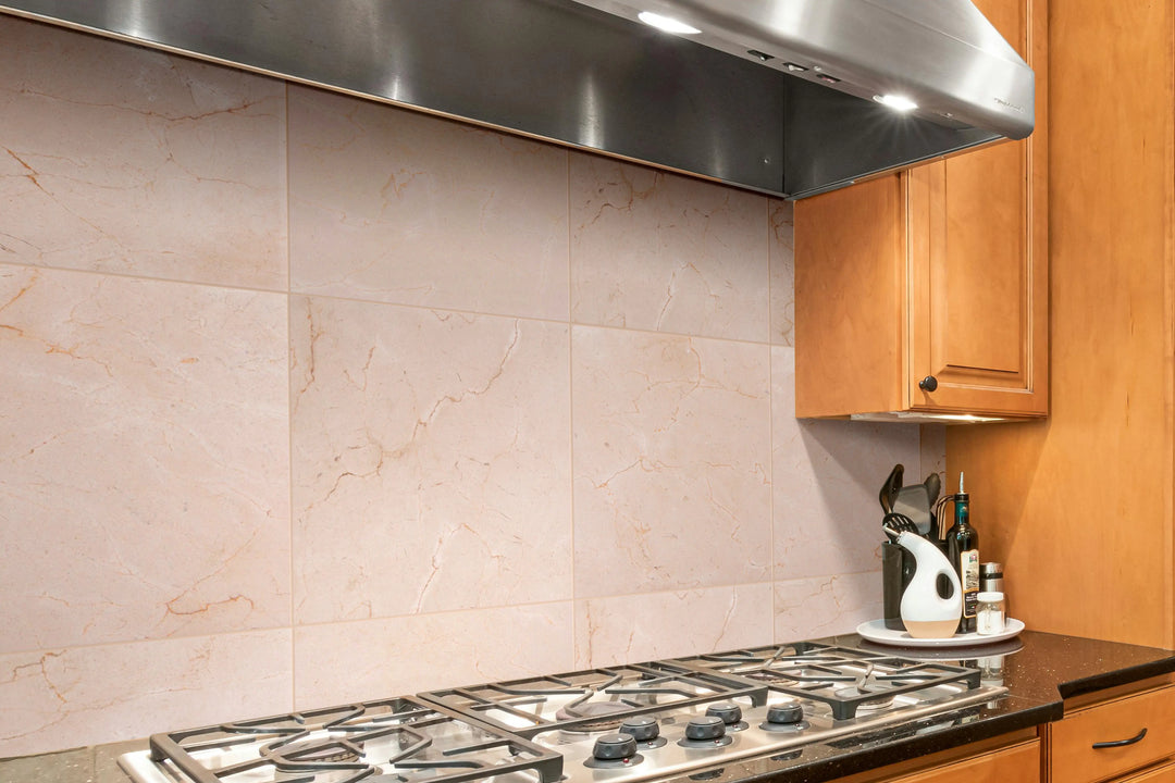 Cream Marfil 18-in x 18-in Polished Marble Floor and Wall Tiles(2.25-sq. ft/ Piece)