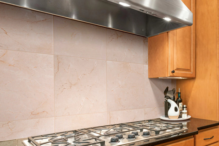 Cream Marfil 18-in x 18-in Polished Marble Floor and Wall Tiles(2.25-sq. ft/ Piece)