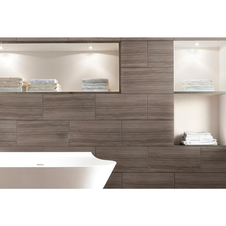 Athens Gray 12-in x 24-in Marble Floor and Wall Tiles(2-sq. ft/ Piece)