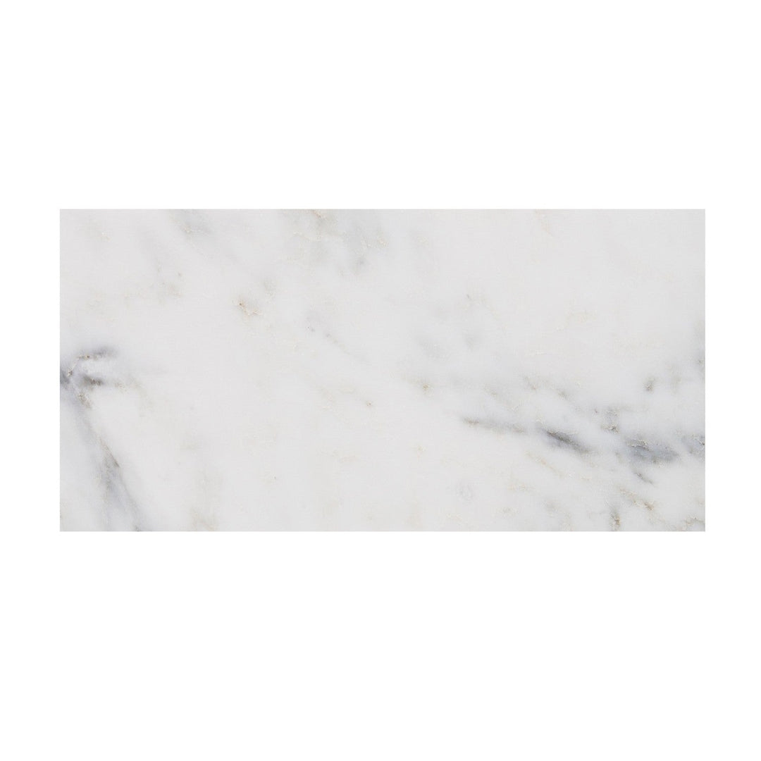 Oriental White Marble Floor and Wall Tiles - Sample (Product Shown is Full Size)