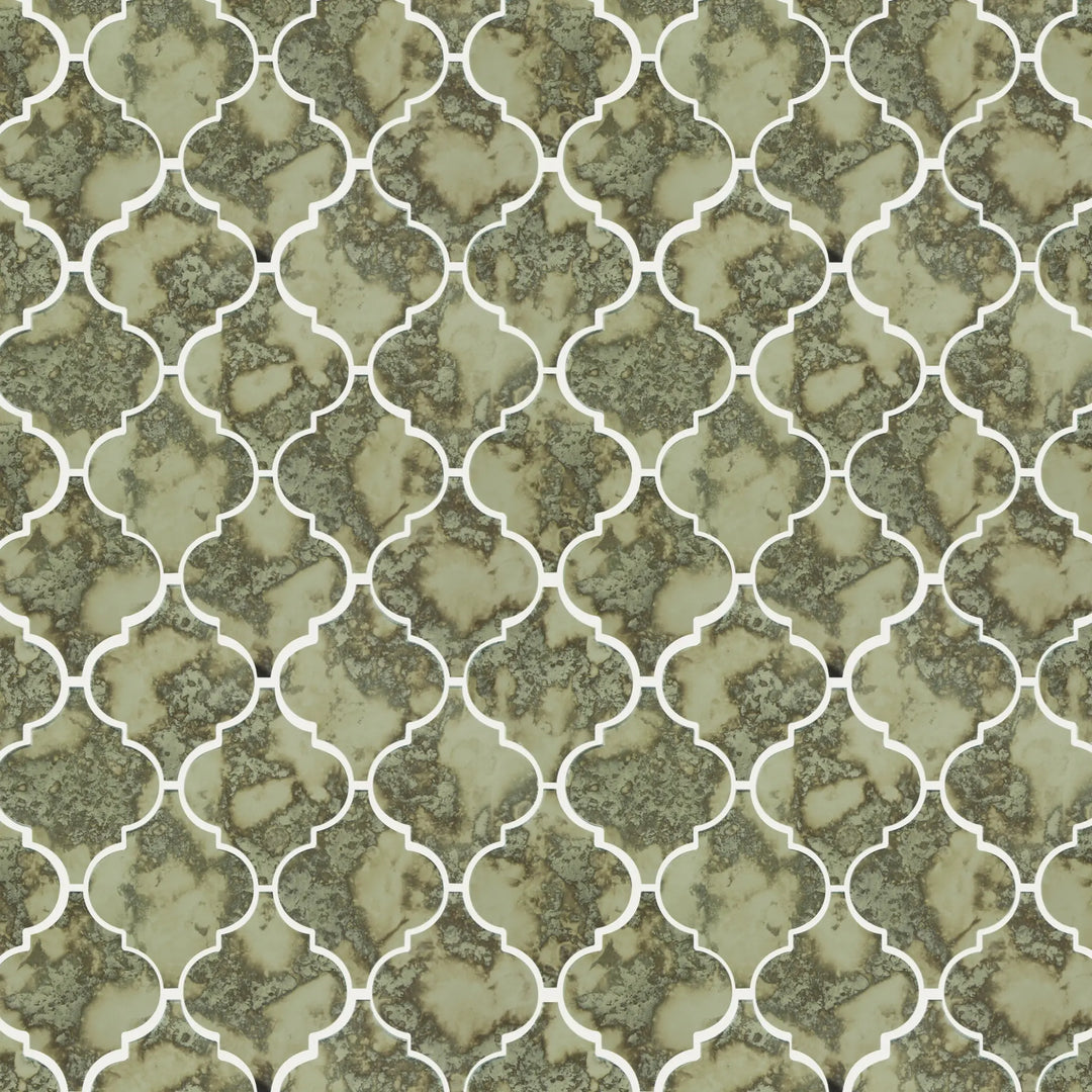 Lantern Antique Mirror Distressed Glass Mosaic Wall Tile - Sample (Product Shown is Full Size)