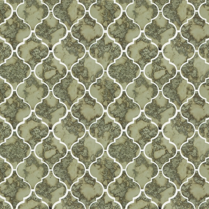 Lantern Antique Mirror Distressed Glass Mosaic Wall Tile - Sample (Product Shown is Full Size)