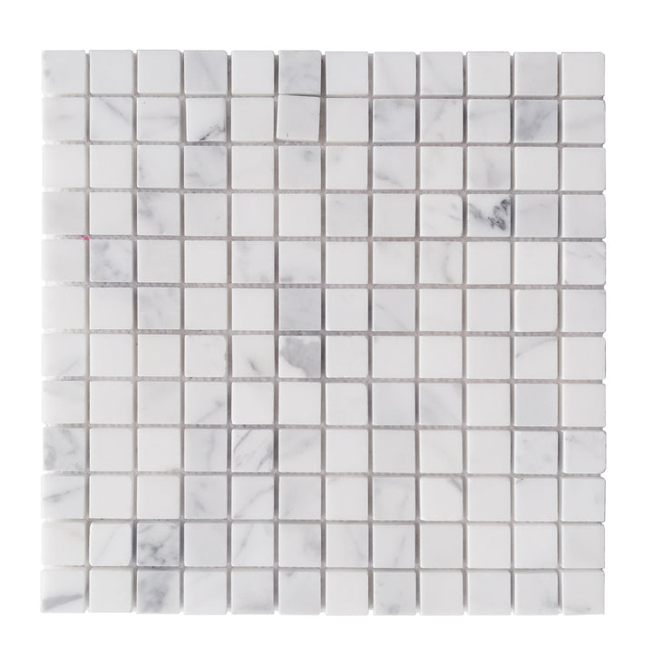 Oriental White 12-in x 12-in Marble Mosaic Floor and Wall Tile(1-sq. ft/ Piece)