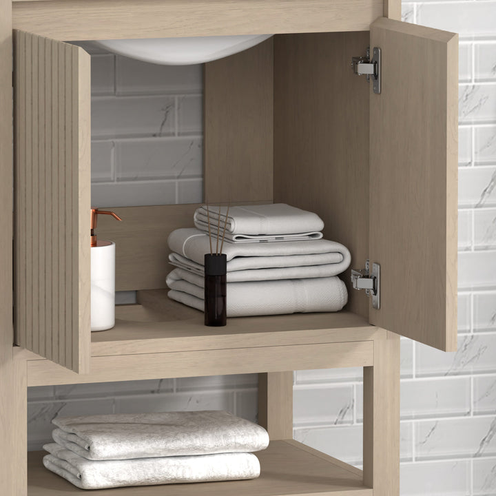 Mena Single Vanity With Porcelain Top