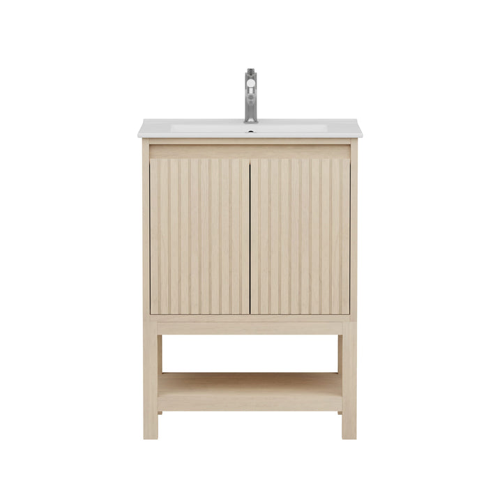 Mena Single Vanity With Porcelain Top