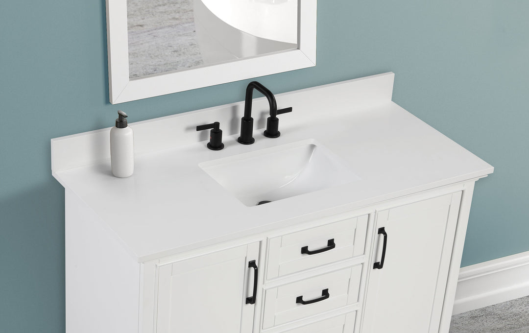 Snow White Quartz Vanity Top