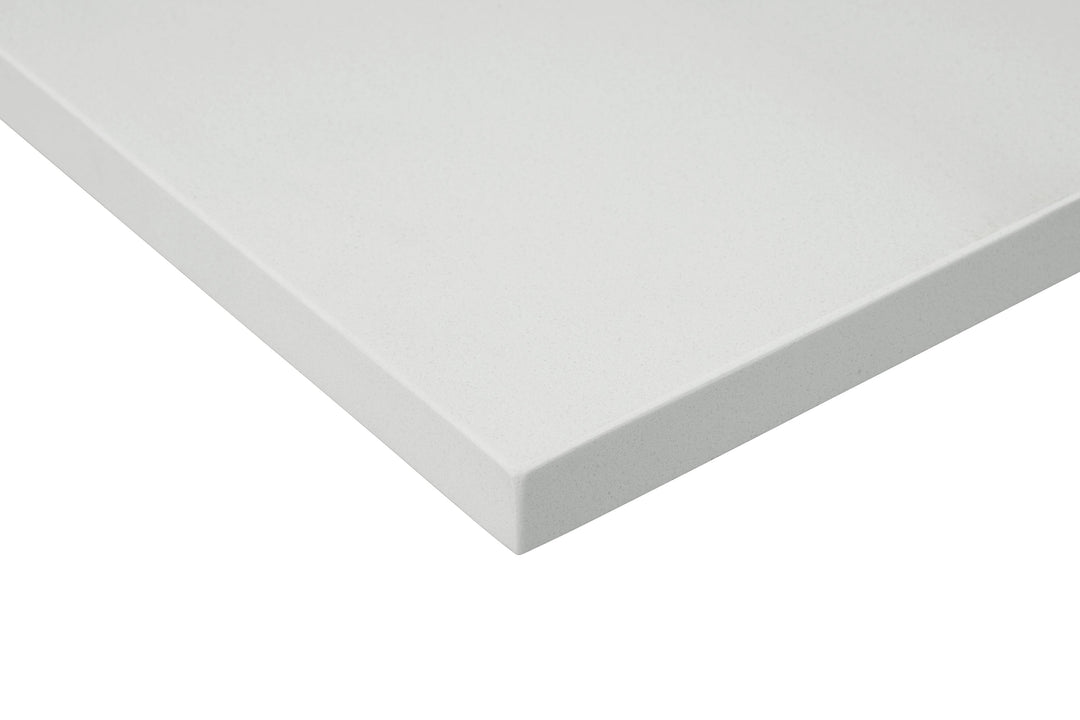 37" Snow White Quartz Vanity Top Sink