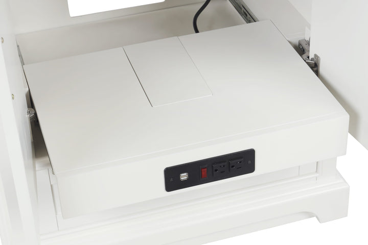 Rhoda Vanity Set with Carrara Marble Top