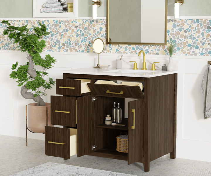 Warner Single Vanity Set