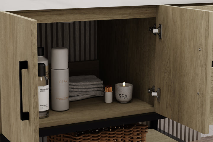 Utopia Vanity with Calacatta Sintered Stone Top