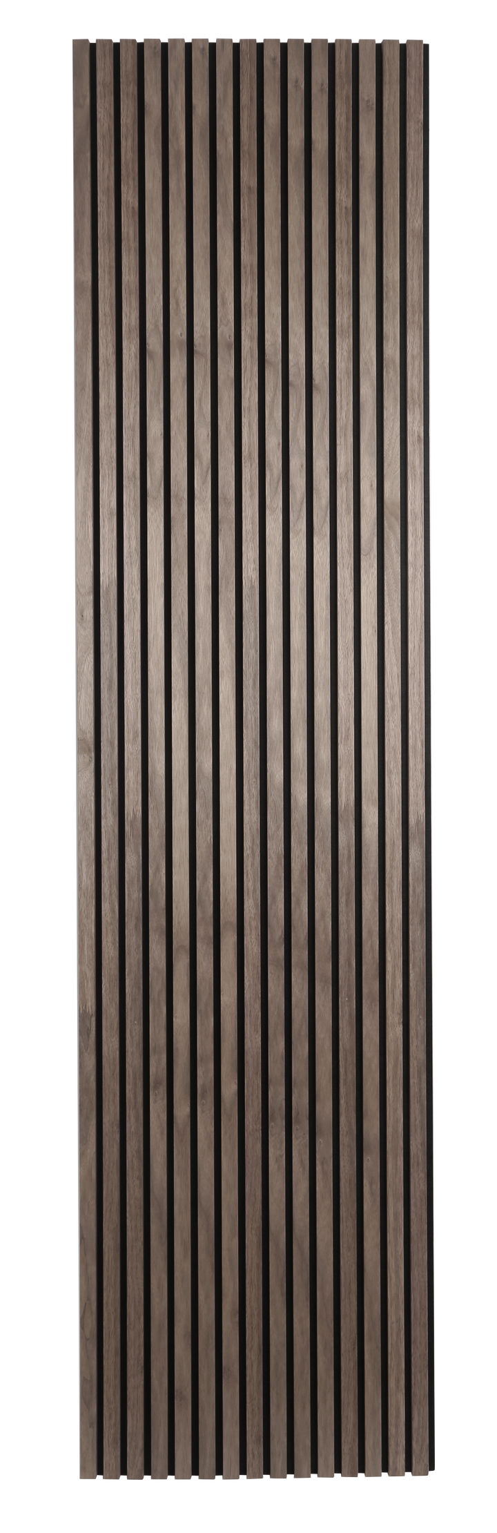 24-in x 94-1/2-in Acoustic Wood Slat Wall Panel - American Walnut(16-sq. ft/ Piece)