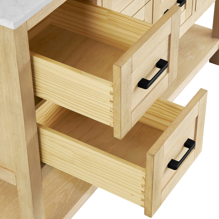 Lamoure 48" single Vanity Base in Natural Oak