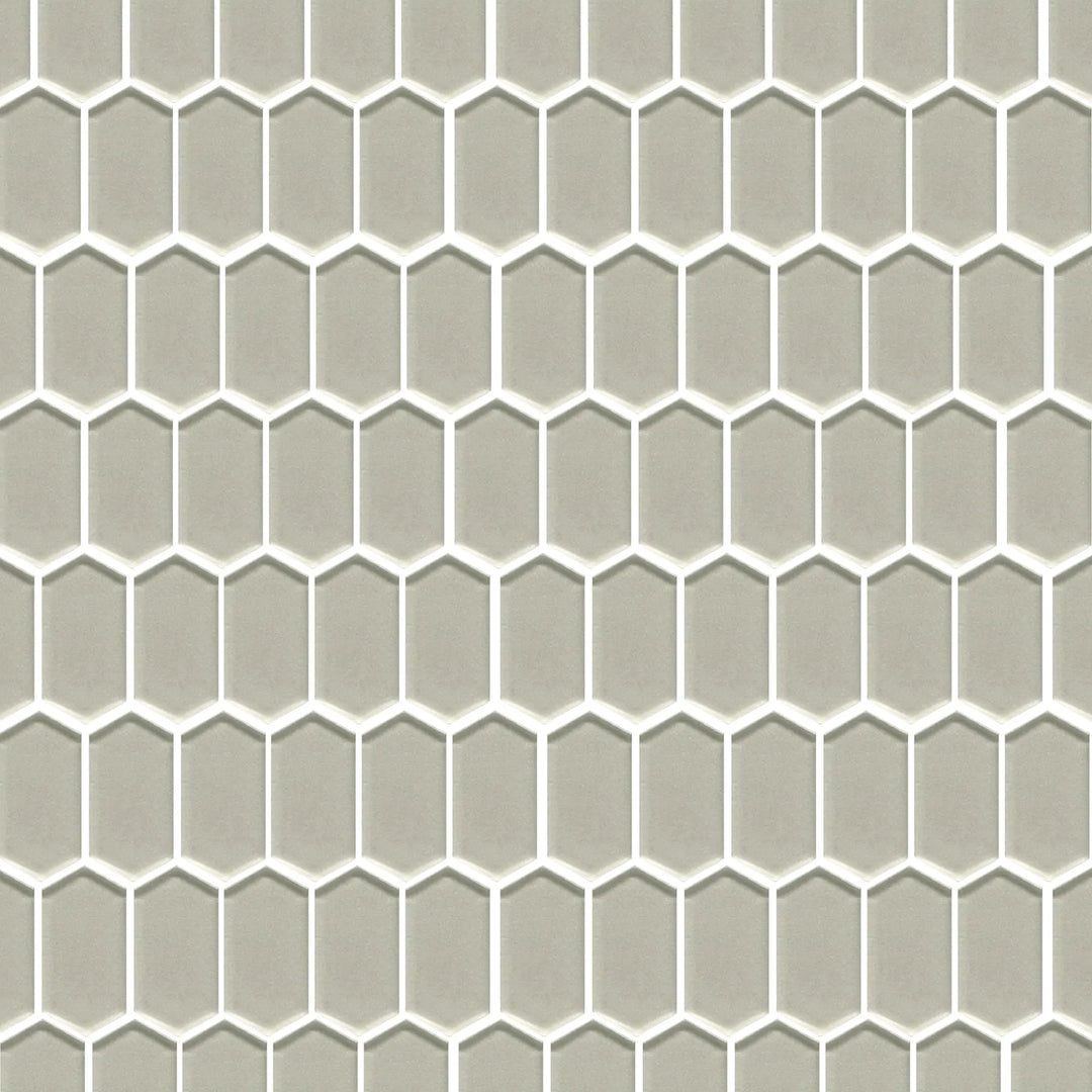 Stretched Hexagon Metallic 10-in x 12-in Glass Mosaic Wall Tile(0.83-sq. ft/ Piece)
