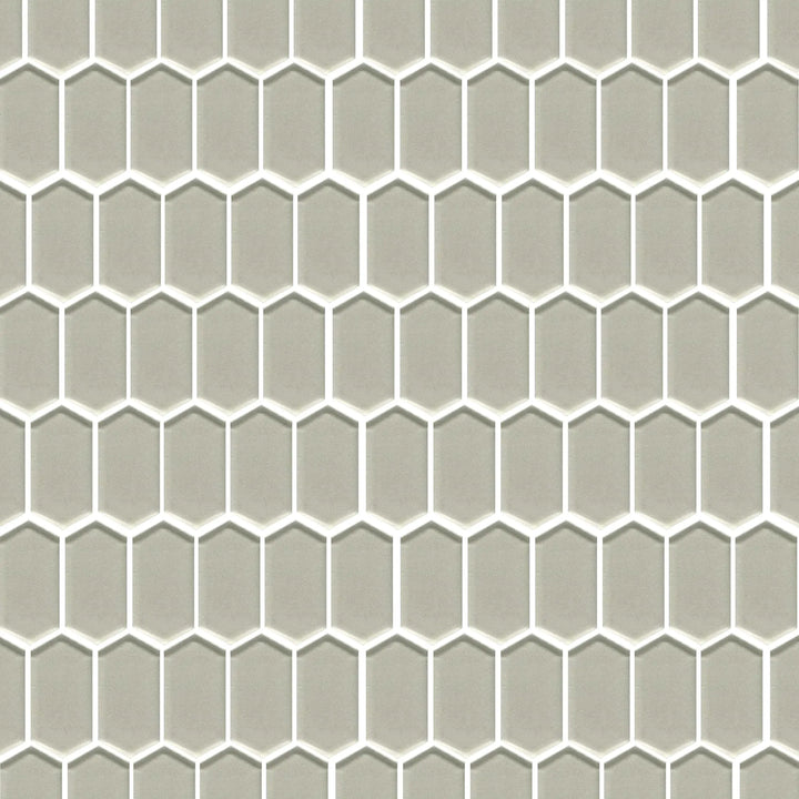 Stretched Hexagon Metallic 10-in x 12-in Glass Mosaic Wall Tile(0.83-sq. ft/ Piece)
