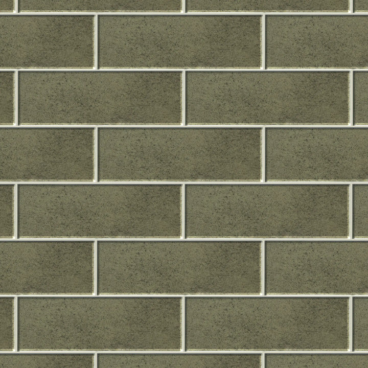 Sample display board of Antique Mirror 4x12 inch Glass Mosaic Tile – showcasing reflective surface and vintage charm