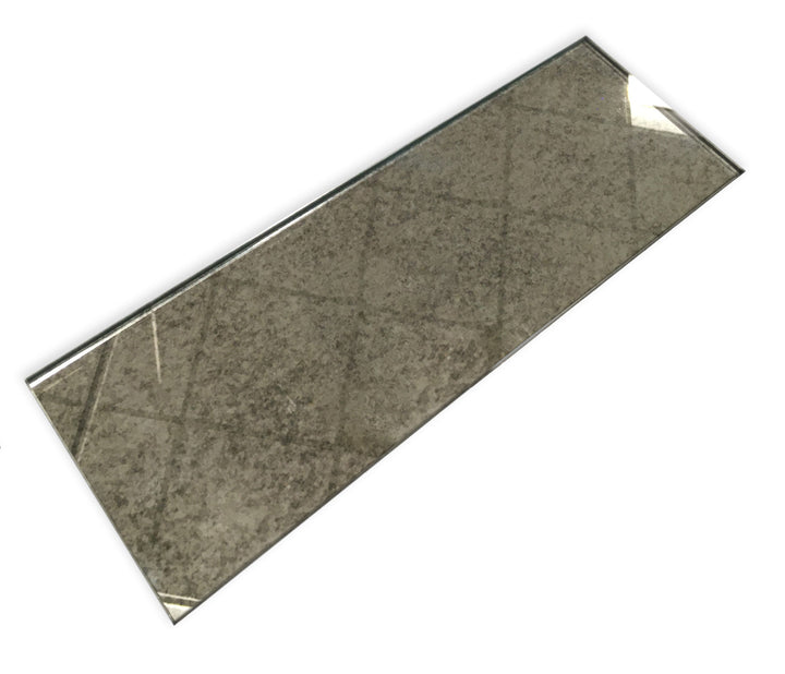 4-in x 12-in Antique Mirror Unbeveled Mosaic Wall Tile(0.33-sq. ft/ Piece)