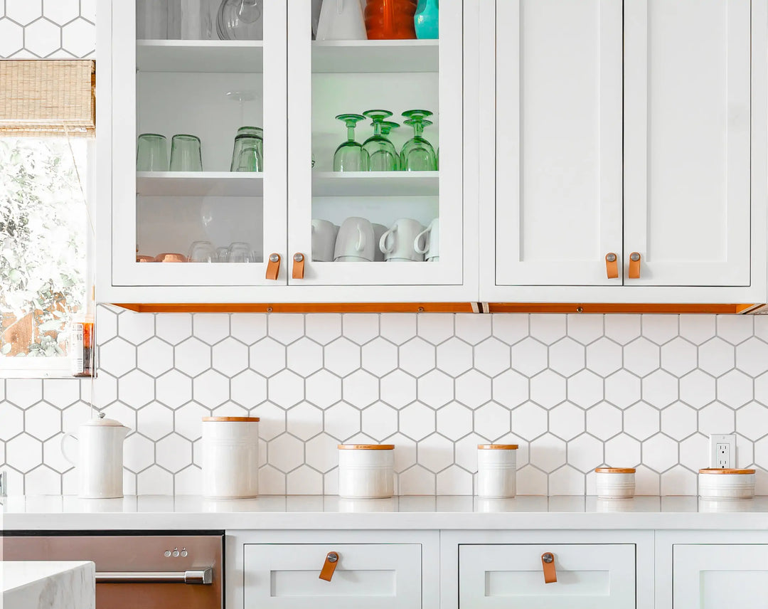 2-in Thassos White Hexagon 12-in x 12-in Polished Marble Mosaic Floor and Wall Tile(1-sq. ft/ Piece)