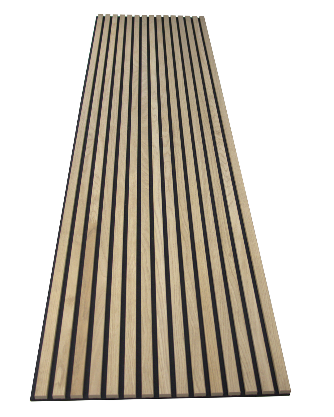 24-in x 94-1/2-in Acoustic Wood Slat Wall Panel - Natural Oak(16-sq. ft/ Piece)