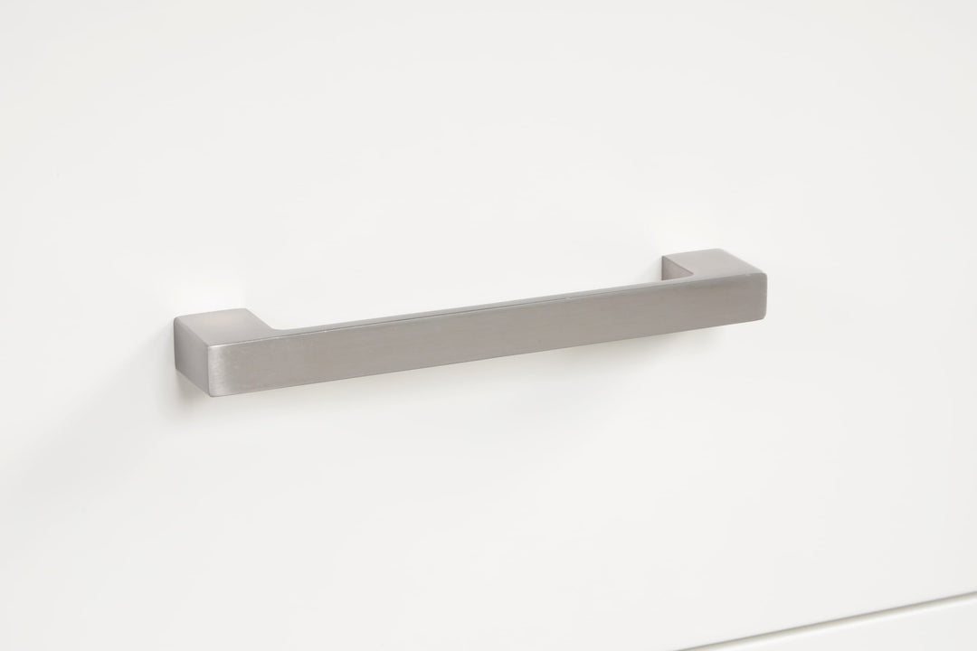 Luton 48" double Vanity With Crystal White Engineered Stone Top