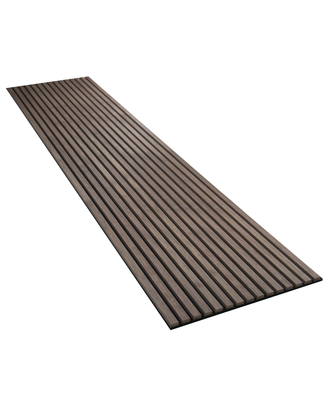 24-in x 94-1/2-in Acoustic Wood Slat Wall Panel - American Walnut(16-sq. ft/ Piece)