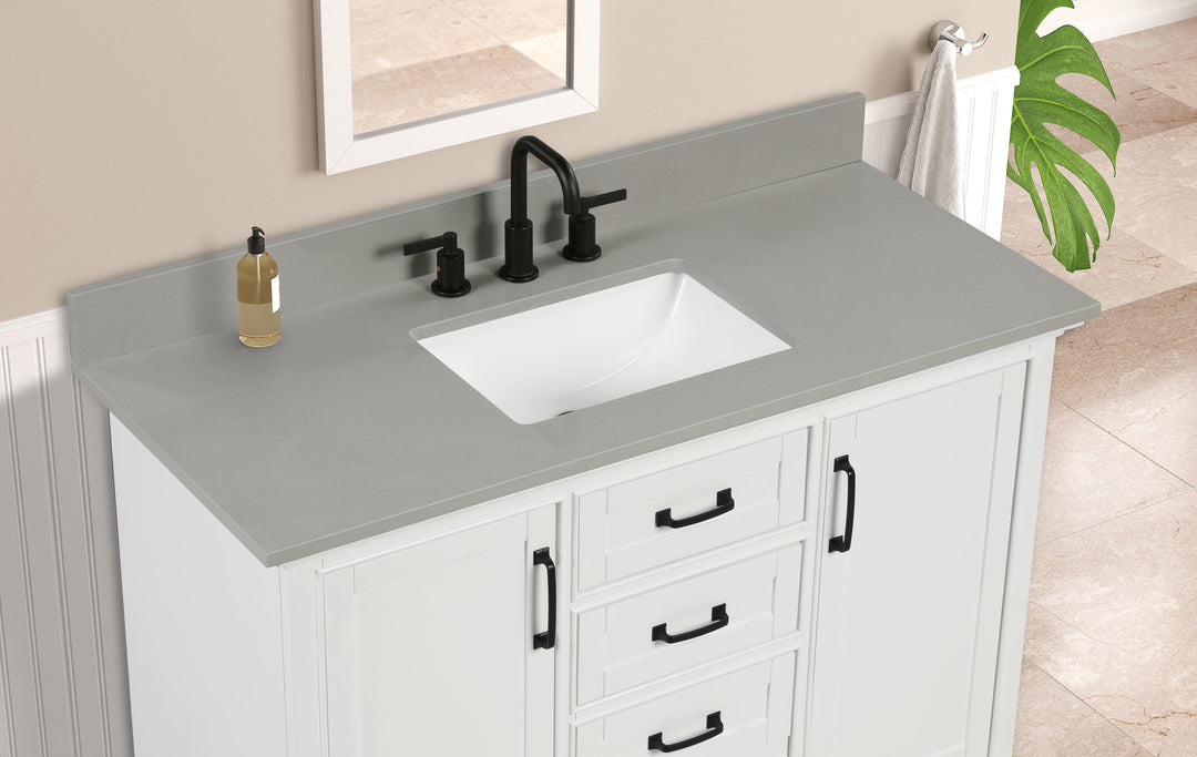 Earth Gray Quartz Vanity Top