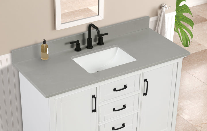 Earth Gray Quartz Vanity Top