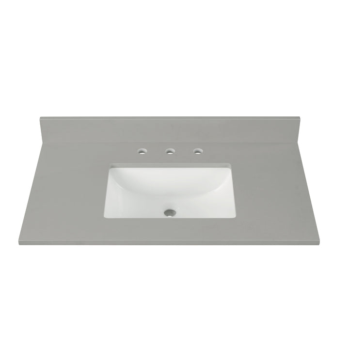 Earth Gray Quartz Vanity Top