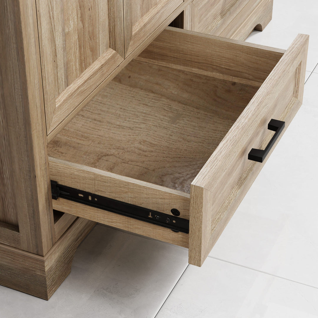 Retford Vanity Family Set with Engineered Marble Top