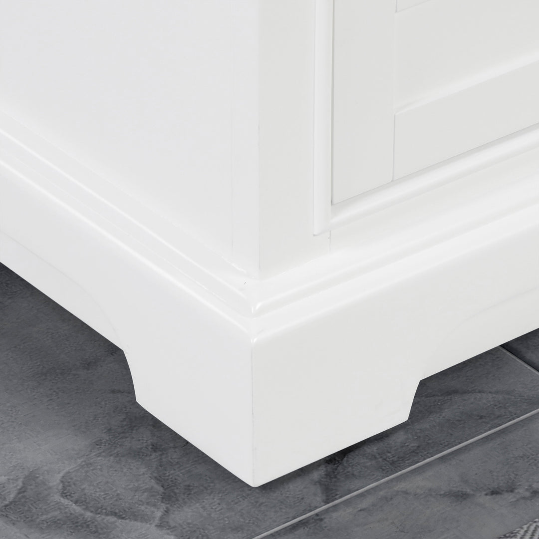 Rhoda Vanity Set with Carrara Marble Top