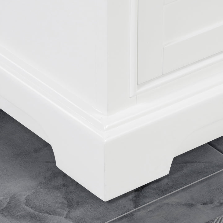 Rhoda Vanity Set with Carrara Marble Top