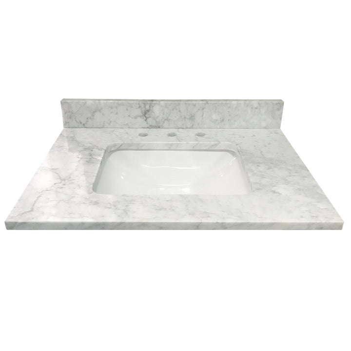 Premium Carrara Marble Vanity Top