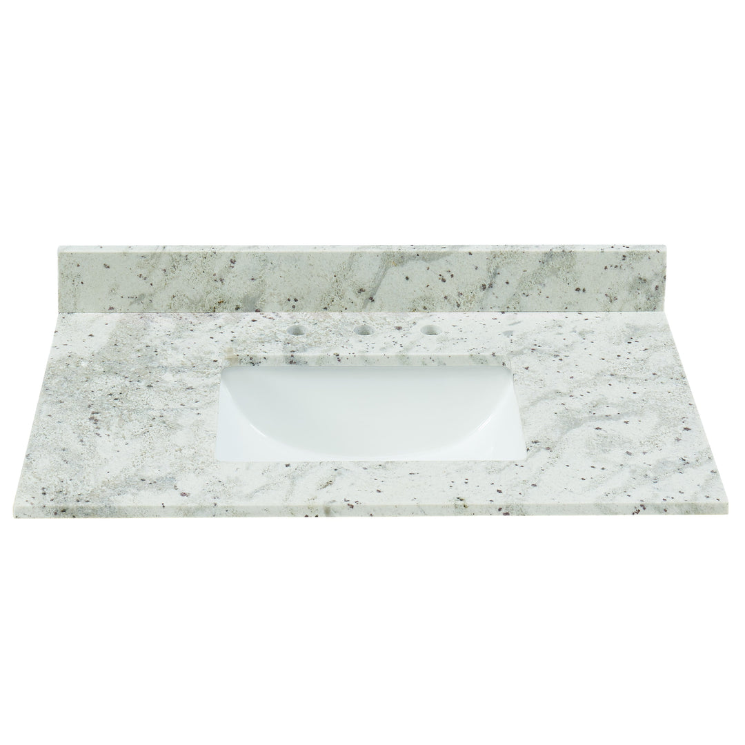 Glacier White Granite Vanity Top