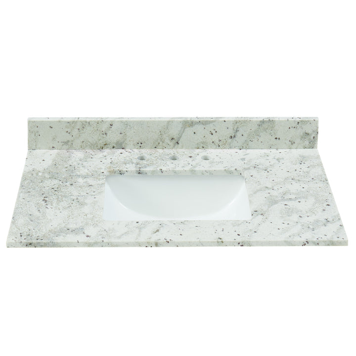 Glacier White Granite Vanity Top
