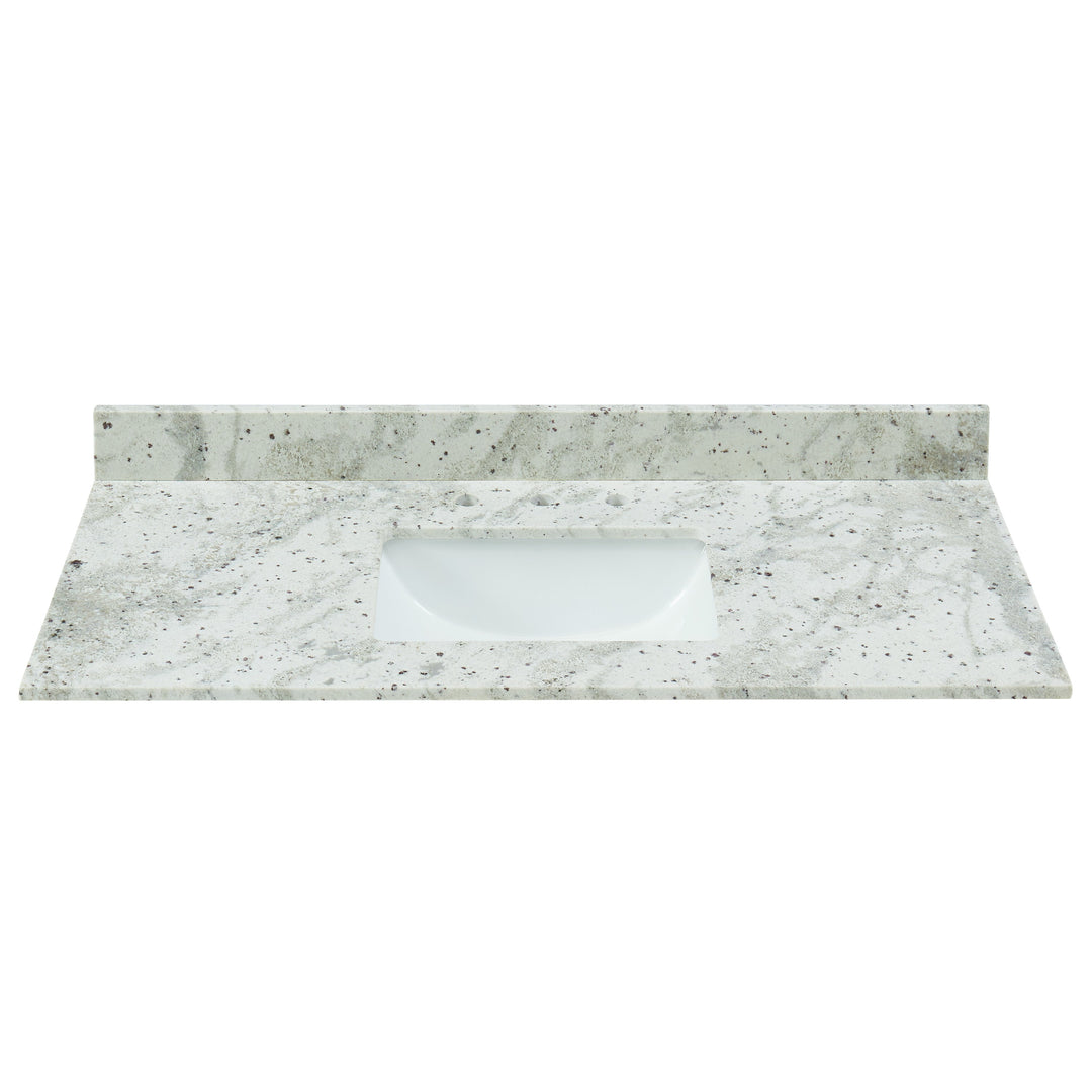 Glacier White Granite Vanity Top