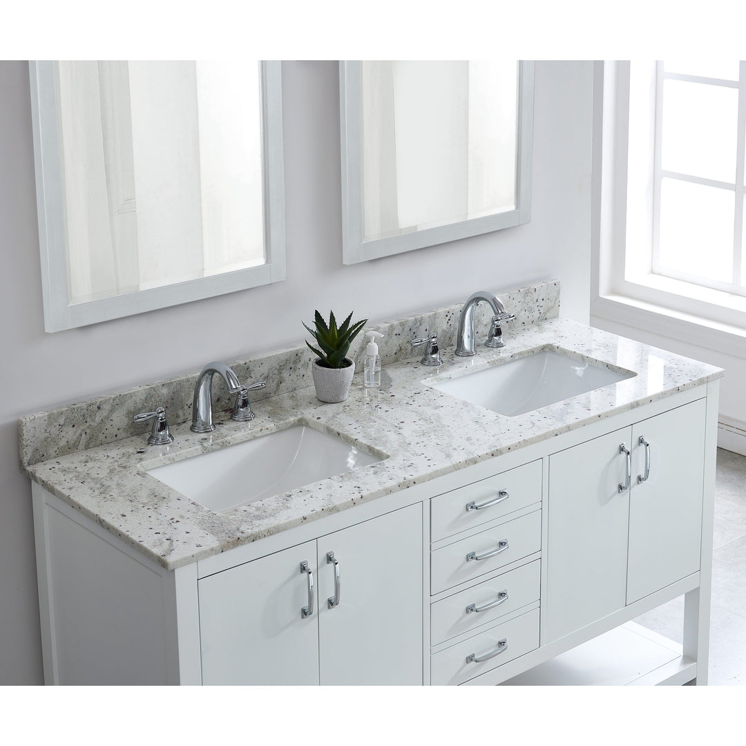 Glacier White Granite Vanity Top