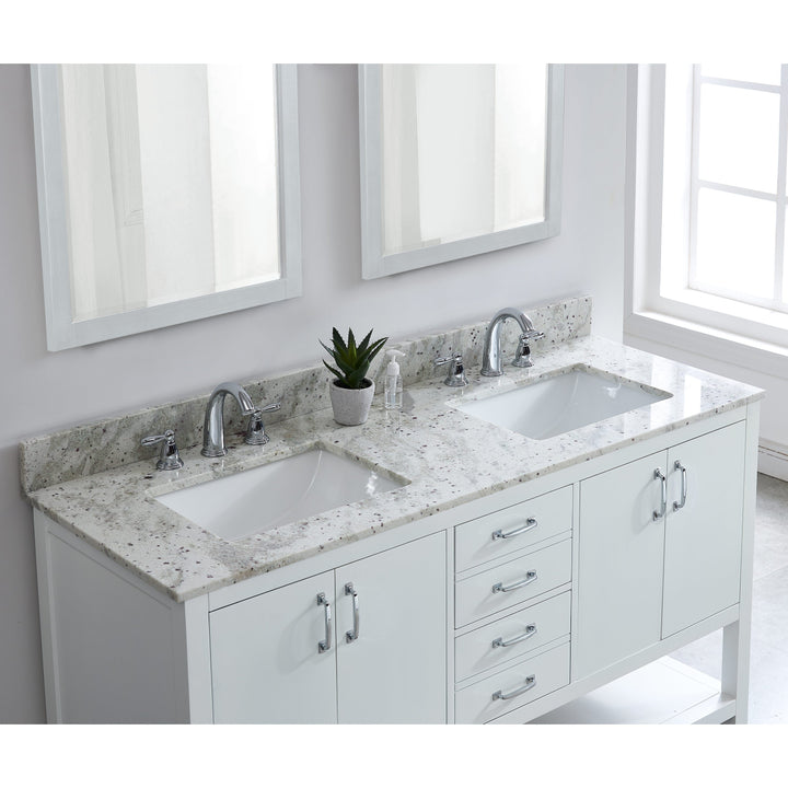 Glacier White Granite Vanity Top