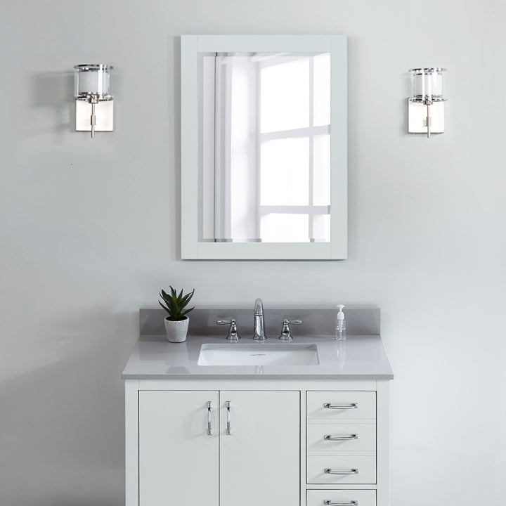 Soft Gray Engineered Marble Vanity Top