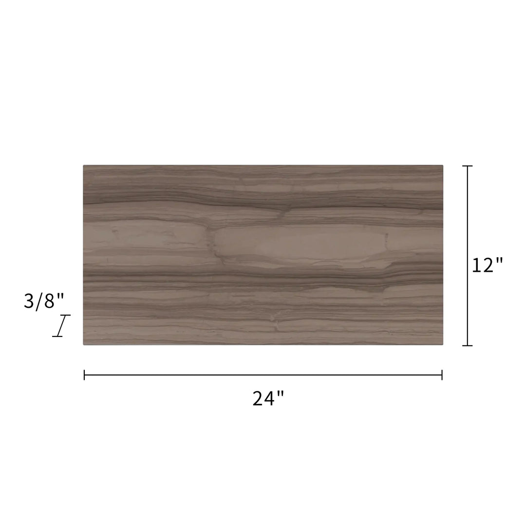 Athens Gray 12-in x 24-in Marble Floor and Wall Tiles(2-sq. ft/ Piece)