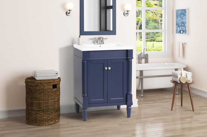 Torino 24" Bathroom Vanity in Navy Blue