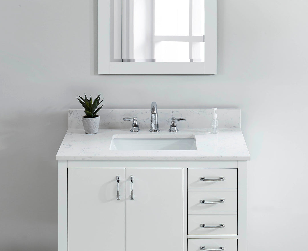 Carrara Quartz Vanity Top