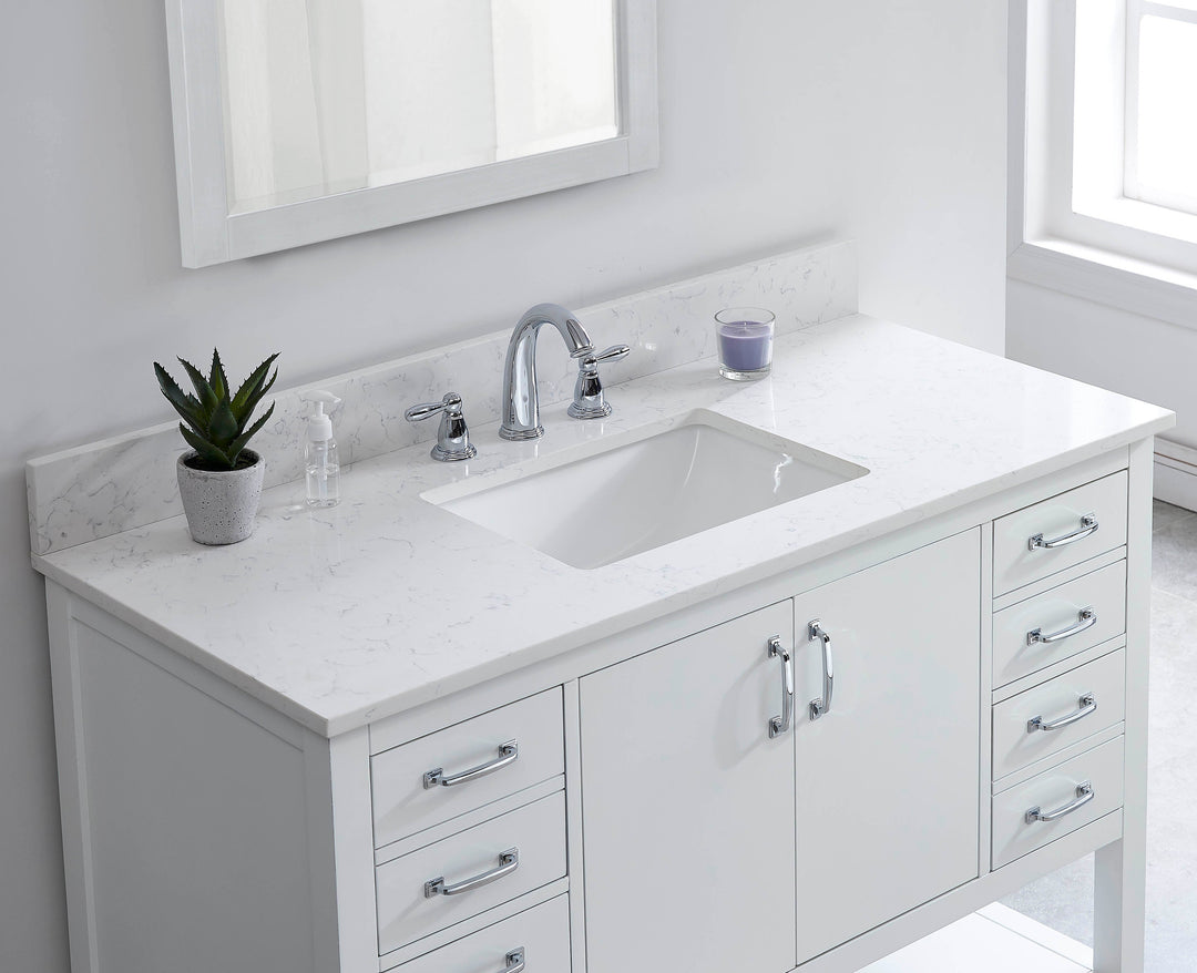 Carrara Quartz Vanity Top